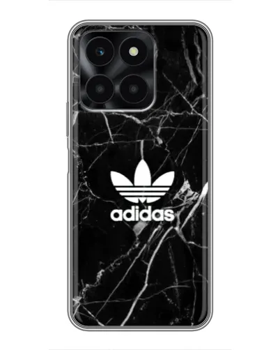 Чехол для Huawei Honor X6a с картинкой «Белый мрамор Adidas»
