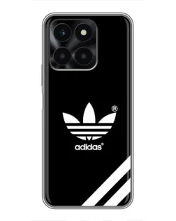 Чехол для Huawei Honor X6a с картинкой «Adidas с диагональными полосами»
