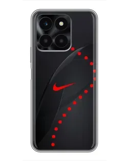 Чехол для Huawei Honor X6a с картинкой «Абстрактный дизайн Nike»