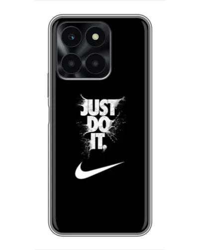 Чехол для Huawei Honor X6a с картинкой «Текстовый принт Nike»