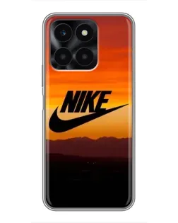 Чехол для Huawei Honor X6a с картинкой «Nike — вечерний горизонт»