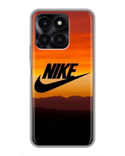 Чехол для Huawei Honor X6a с картинкой «Nike — вечерний горизонт»