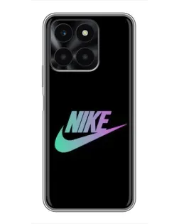 Чехол для Huawei Honor X6a с картинкой «Nike — городская ночь»