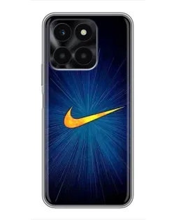 Чохол для Huawei Honor X6a з картинкою «Синій пульс Nike»