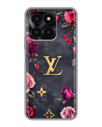 Чехол для Huawei Honor X6a с картинкой «Цветочный Louis Vuitton»