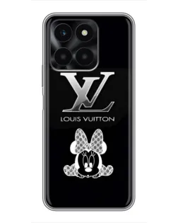 Чехол для Huawei Honor X6a с картинкой «LV и Минни Маус»