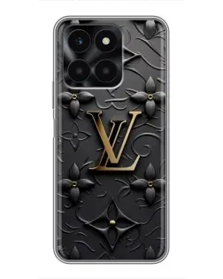 Чехол для Huawei Honor X6a с картинкой «Кожаная текстура LV»