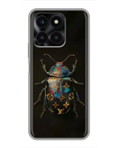 Чехол для Huawei Honor X6a с картинкой «LV — мраморный принт»