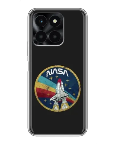 Чехол для Huawei Honor X6a с картинкой «NASA — эмблема миссии»