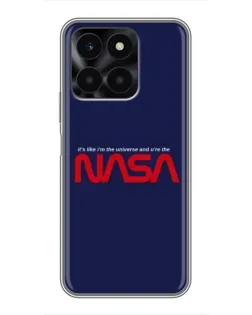 Чехол для Huawei Honor X6a с картинкой «NASA — глубокий космос»