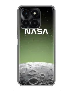 Чехол для Huawei Honor X6a с картинкой «NASA — лунный градиент»