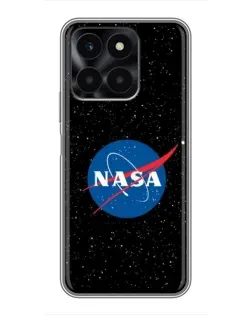 Чехол для Huawei Honor X6a с картинкой «NASA — звездное небо»