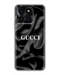 Чехол для Huawei Honor X6a с картинкой «Gucci — шелковые волны»