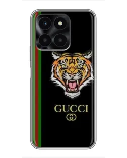 Чехол для Huawei Honor X6a с картинкой «Тигр Gucci»