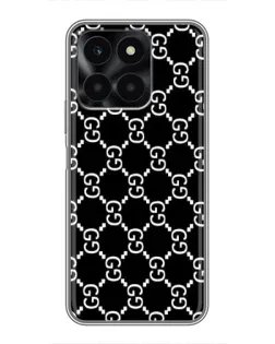 Чехол для Huawei Honor X6a с картинкой «Gucci — сетчатый паттерн»
