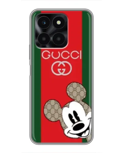Чехол для Huawei Honor X6a с картинкой «Gucci — полосы и Микки» Чехол для Huawei Honor X6a с картинкой «Gucci — полосы и Микки»