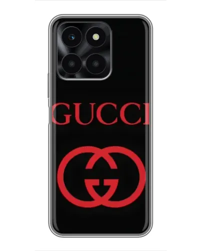 Чехол для Huawei Honor X6a с картинкой «Gucci — красный логотип» Чехол для Huawei Honor X6a с картинкой «Gucci — красный логотип»