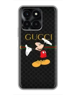 Чехол для Huawei Honor X6a с картинкой «Микки Маус Gucci»