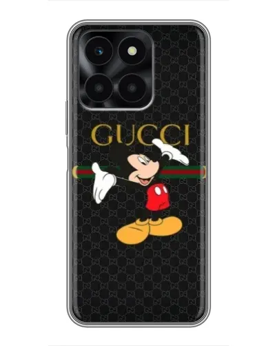 Чехол для Huawei Honor X6a с картинкой «Микки Маус Gucci» Чехол для Huawei Honor X6a с картинкой «Микки Маус Gucci»