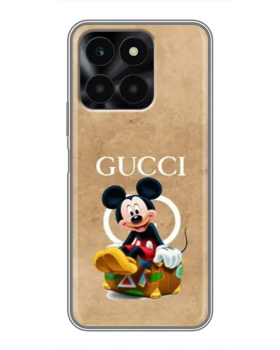 Чехол для Huawei Honor X6a с картинкой «Микки Маус Gucci — крафт» Чехол для Huawei Honor X6a с картинкой «Микки Маус Gucci — крафт»