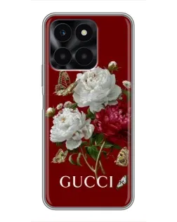 Чехол для Huawei Honor X6a с картинкой «Gucci —  сад»