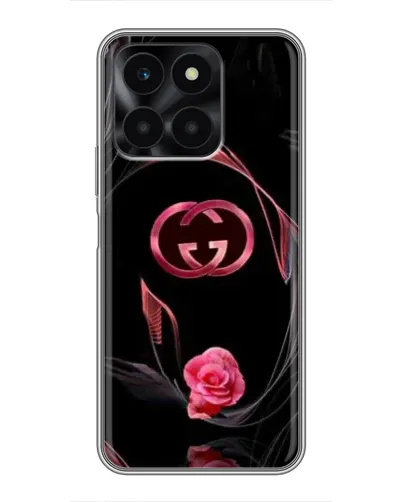 Чехол для Huawei Honor X6a с картинкой «Gucci — неоновая роза» Чехол для Huawei Honor X6a с картинкой «Gucci — неоновая роза»