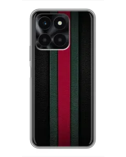 Чехол для Huawei Honor X6a с картинкой «Gucci — неоновая линия»