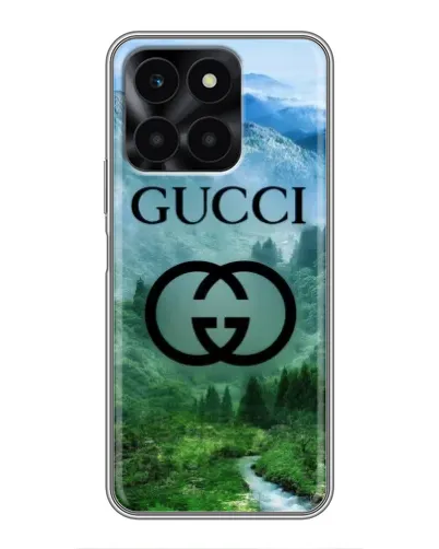Чехол для Huawei Honor X6a с картинкой «Gucci — горный пейзаж» Чехол для Huawei Honor X6a с картинкой «Gucci — горный пейзаж»