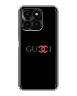 Чехол для Huawei Honor X6a с картинкой «Gucci — красный градиент»