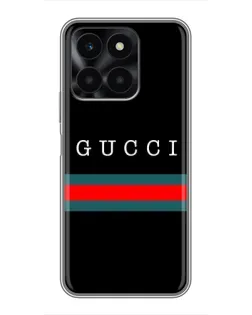 Чехол для Huawei Honor X6a с картинкой «Gucci — красный пояс»