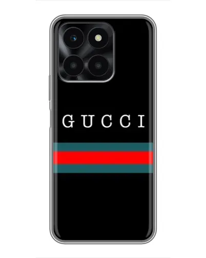 Чехол для Huawei Honor X6a с картинкой «Gucci — красный пояс» Чехол для Huawei Honor X6a с картинкой «Gucci — красный пояс»