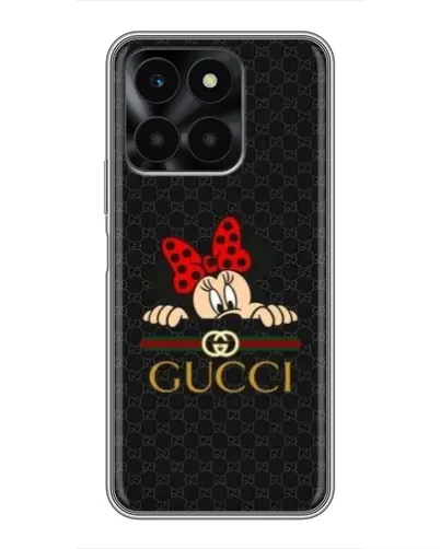 Чехол для Huawei Honor X6a с картинкой «Минни Маус Gucci — черный» Чехол для Huawei Honor X6a с картинкой «Минни Маус Gucci — черный»