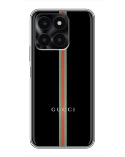 Чехол для Huawei Honor X6a с картинкой «Gucci — строгая линия»
