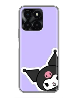Чехол для Huawei Honor X6a с картинкой «Забавная Kuromi»