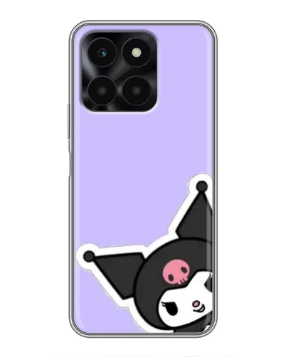 Чехол для Huawei Honor X6a с картинкой «Забавная Kuromi»