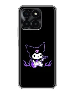 Чехол для Huawei Honor X6a с картинкой «Электрическая Kuromi»
