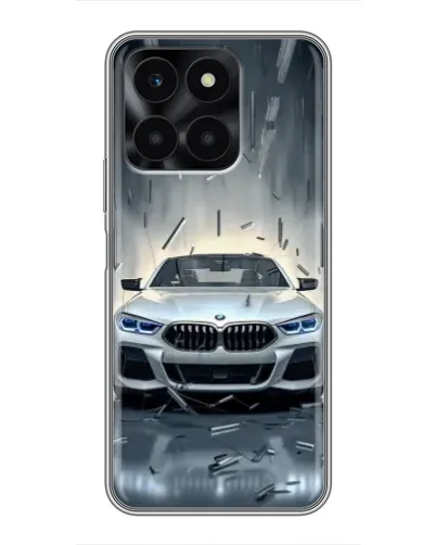 Чехол для Huawei Honor X6a с картинкой «BMW в свете фар» Чехол для Huawei Honor X6a с картинкой «BMW в свете фар»