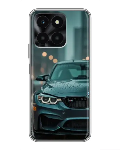 Чехол для Huawei Honor X6a с картинкой «BMW в огнях города» Чехол для Huawei Honor X6a с картинкой «BMW в огнях города»