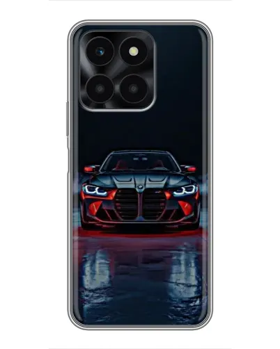 Чехол для Huawei Honor X6a с картинкой «BMW на мокрой дороге» Чехол для Huawei Honor X6a с картинкой «BMW на мокрой дороге»