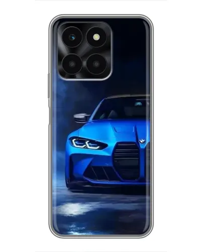 Чехол для Huawei Honor X6a с картинкой «Голубая BMW M4» Чехол для Huawei Honor X6a с картинкой «Голубая BMW M4»