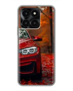 Чехол для Huawei Honor X6a с картинкой «Осенняя BMW M4»