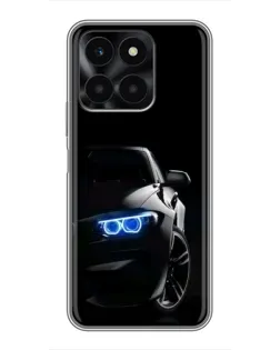 Чехол для Huawei Honor X6a с картинкой «BMW — ночной взгляд»
