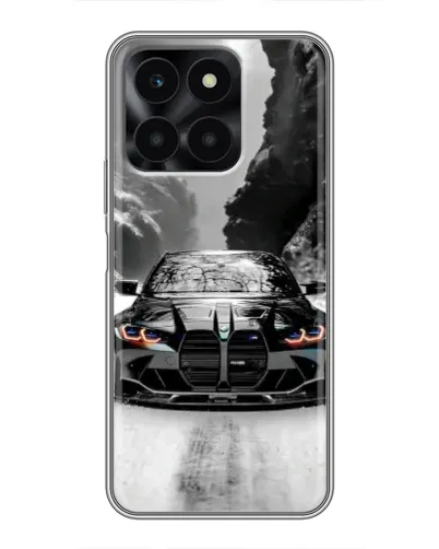 Чехол для Huawei Honor X6a с картинкой «BMW — акварельный дрифт» Чехол для Huawei Honor X6a с картинкой «BMW — акварельный дрифт»