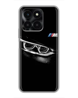 Чехол для Huawei Honor X6a с картинкой «BMW — взгляд тигра»