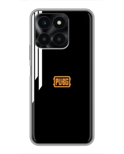 Чехол для Huawei Honor X6a с картинкой «PUBG — вертикальные линии»