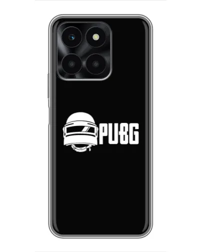 Чехол для Huawei Honor X6a с картинкой «PUBG — классический лого»