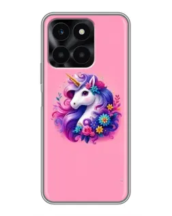 Чехол для Huawei Honor X6a с картинкой «Сказочный единорог»
