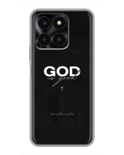 Чехол для Huawei Honor X6a с картинкой «GOD — Бог над всем»