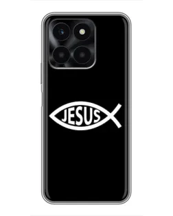 Чехол для Huawei Honor X6a с картинкой «Классический Jesus»