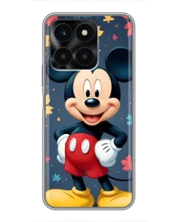 Чехол для Huawei Honor X6a с картинкой «Осенний Mickey Mouse»